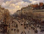 Camille Pissarro Boulevard Montaartre oil painting artist